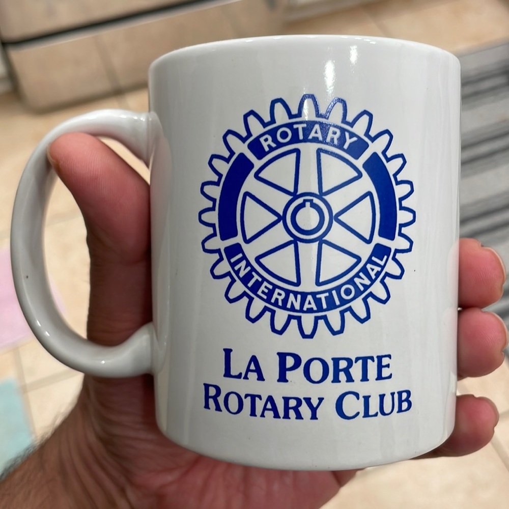 La Porte, TX Rotary Club white coffee mug